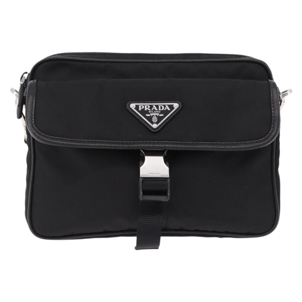 Prada Tessuto Crossbody Bag Black
